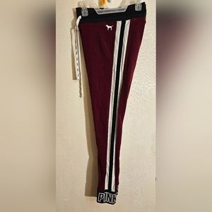 Pink Victoria Secret skinny leg yoga pants size M